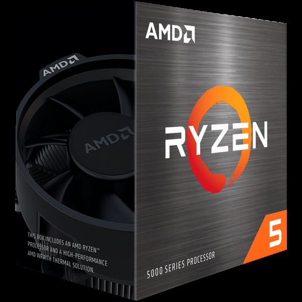 AMD CPU Desktop Ryzen 5 6C/12T 5600 (3.6/4.2GHz Boost,36MB,65W,AM4) Box