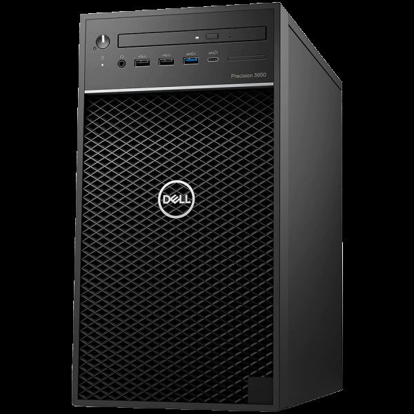 Dell Precision 3650 Tower,Intel Xeon W-1290(10Core,20MB Cache 3.2Ghz/5.2GHz),32GB(2x16)UDIMM DDR4,512GB(M.2)NVMe SSD,noDVD,Nvidia RTX A2000/6GB,Dell Mouse-MS116,Dell Keyboard-KB216,Win11Pro for Workstations,3Yr NBD