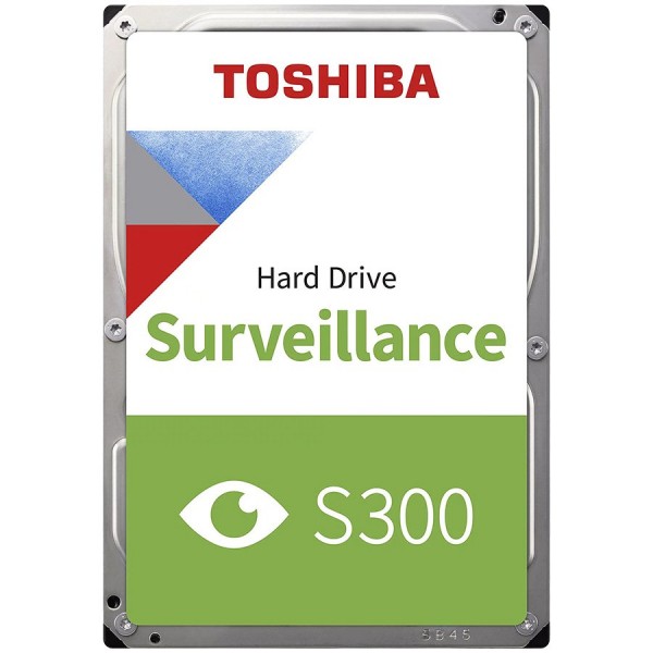 HDD Video Surveillance TOSHIBA S300 CMR (3.5'' 4TB, 7200RPM, 256MB, SATA 6Gbps, RV Sensor), bulk