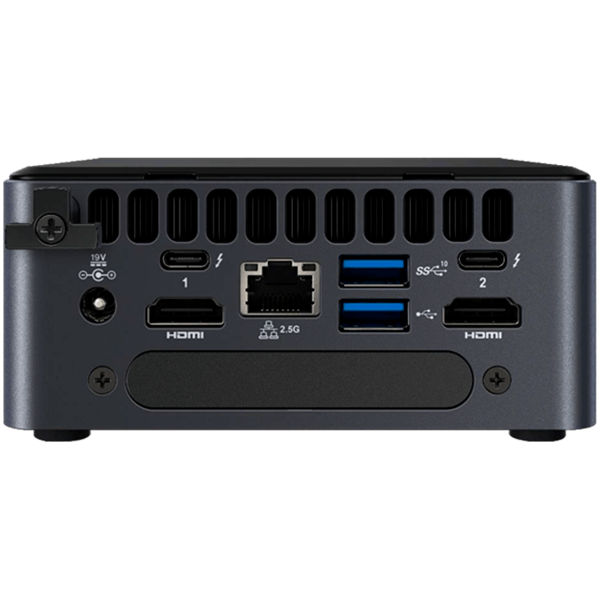 Intel® NUC 11 Pro Kit NUC11TNHi7, EU cord, i7 Processor with Irix Xe graphics, dual M.2 slot, 2.5