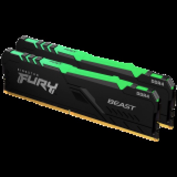 KINGSTON DRAM 32GB 3200MHz DDR4 CL16 DIMM FURY Beast Black EAN: 740617319828