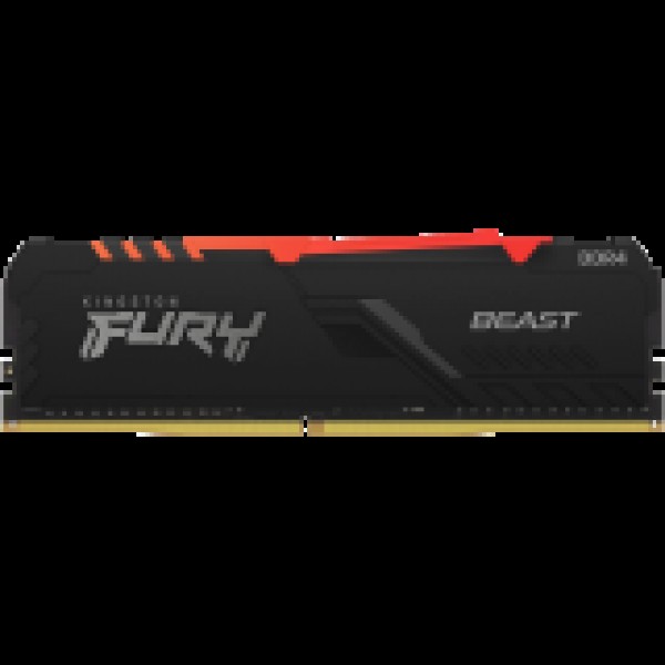 KINGSTON DRAM 32GB 3600MHz DDR4 CL18 DIMM FURY Beast RGB Black EAN: 740617319033