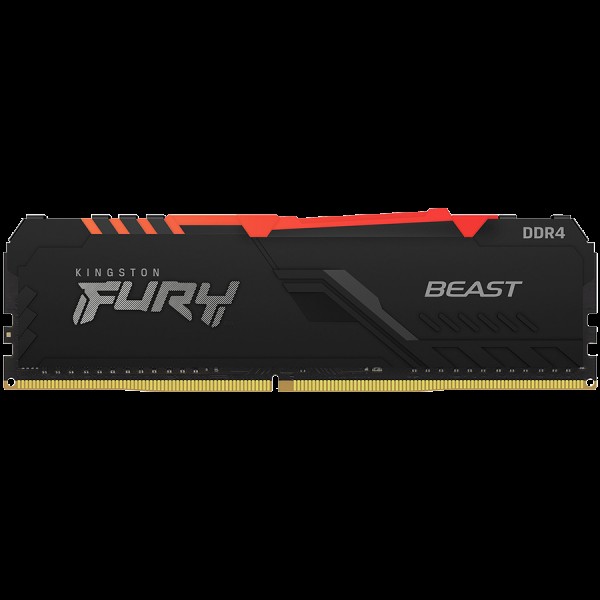 KINGSTON DRAM 32GB 3600MHz DDR4 CL18 DIMM FURY Beast RGB Black EAN: 740617319033