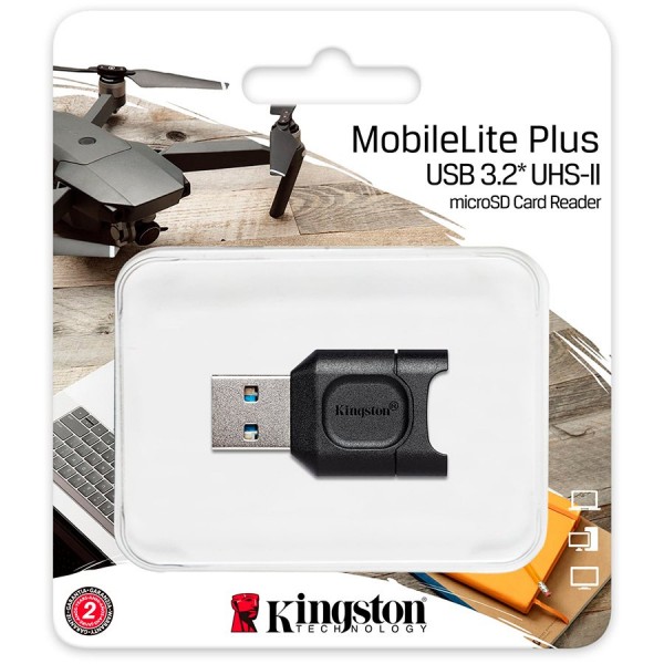 Kingston MobileLite Plus USB 3.1 microSDHC/SDXC UHS-II Card Reader EAN: 740617301816