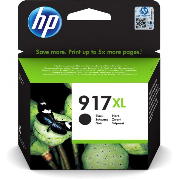 Cartridge HP Inkjet No 917XL Extra High Yield Black (1500p)