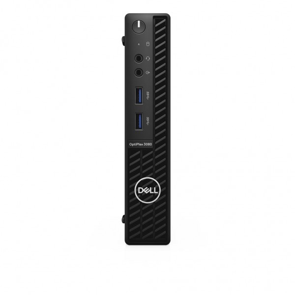 DELL OptiPlex 3080 i3-10100T MFF 10th gen Intel  Core  i3 8 GB DDR4-SDRAM 256 GB SSD Windows 10 Pro Mini PC Black