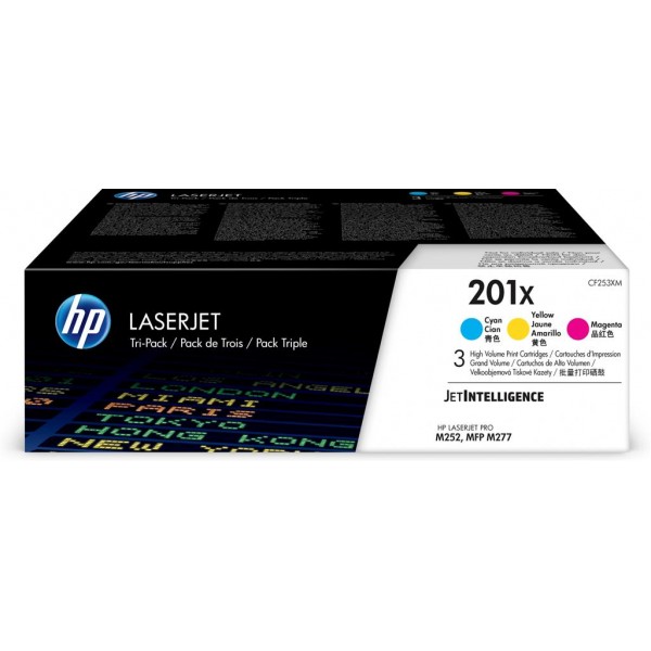 HP 201X Original Cyan,Magenta,Yellow 3 pc(s)