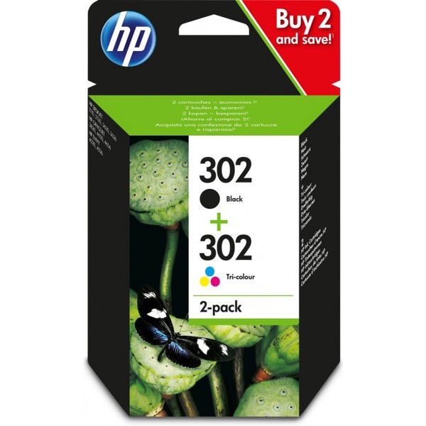 HP 302 Original Black,Cyan,Magenta,Yellow Multipack