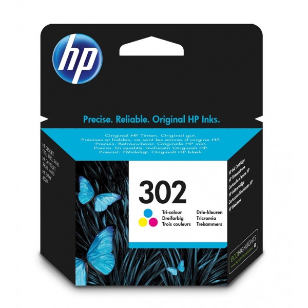 HP 302 Original Cyan,Magenta,Yellow 1 pc(s)