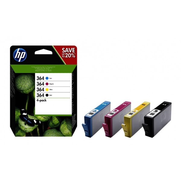 HP 364 Original Black,Cyan,Magenta,Yellow Multipack