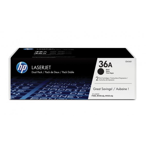 HP 36A Original Black 2 pc(s)