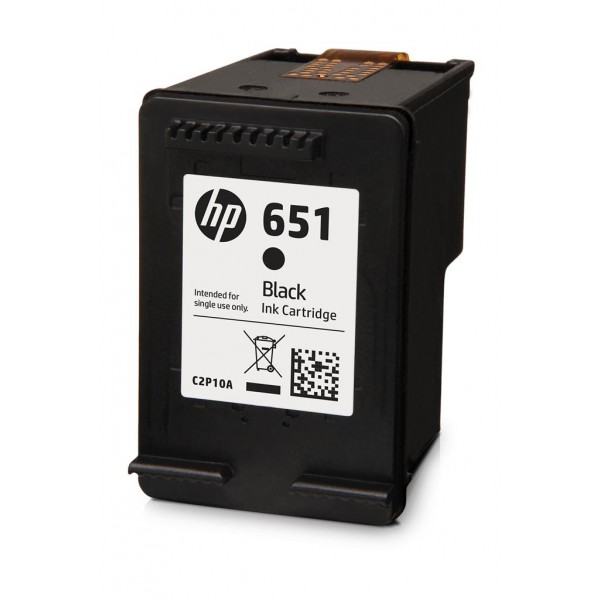 HP 651 Black Original Ink Advantage Cartridge ink cartridge