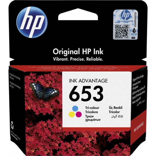 HP 653 Original Cyan,Magenta,Yellow 1 pc(s)