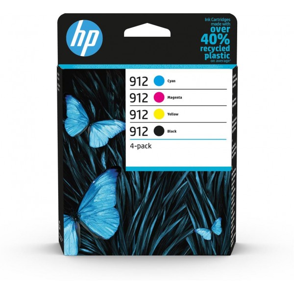 HP 912 Original Black, Cyan, Magenta, Yellow 4 pc(s)