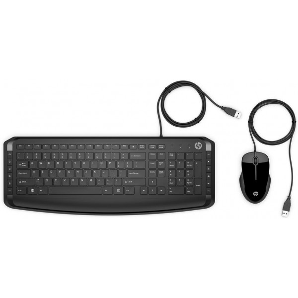 HP Pavilion 250 keyboard USB QWERTZ Greek Black