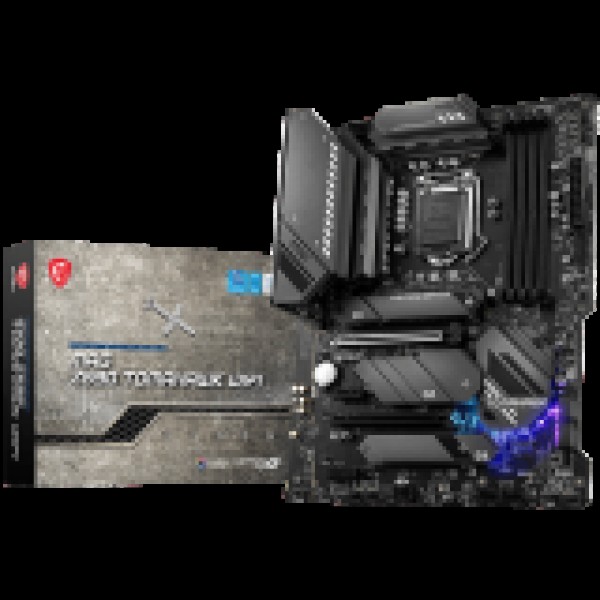 MSI MAG Z590 TOMAHAWK WIFI, ATX, Socket 1200, Dual Channel DDR4 5333(OC)MHz, 2x PCIe x16 slots, 3x M.2 slots, 1х HDMI, 1x DP, 6x USB 3.2, 2x USB 2.0, Type-C, 7.1 HD Audio, 2.5Gbps LAN, WIFI, BT