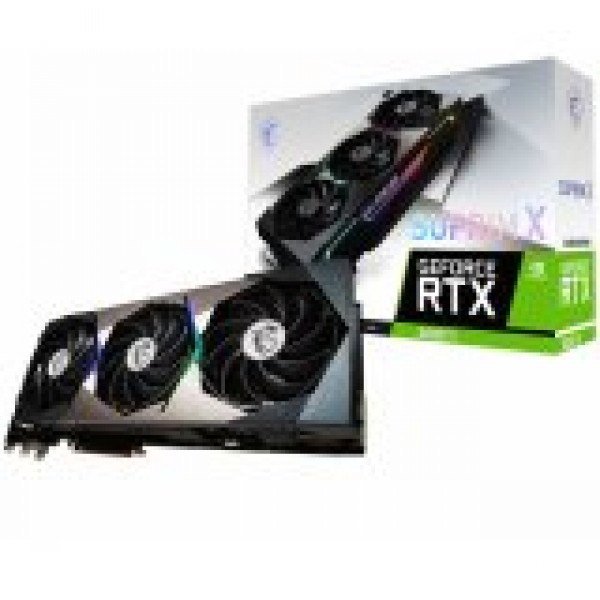 MSI Video Card Nvidia GeForce RTX 3070 GAMING Z TRIO 8G LHR, 8GB GDDR6, 256-bit, 448.0 GB/s, 14000 MHz Effective Memory Clock, Boost: 1845 MHz, 5888 CUDA Cores, PCIe 4.0, 3x DP 1.4 , HDMI 2.1, RAY TRACING, Triple Fan, 650W Recommended PSU, LHR, 3Y