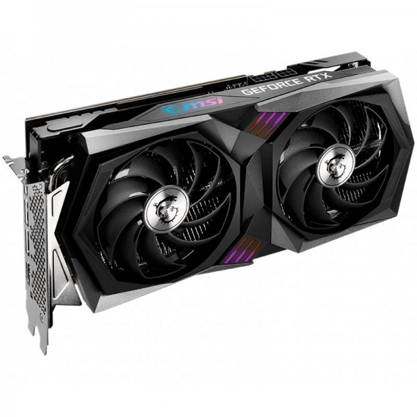 MSI Video Card Nvidia GeForce RTX 3060 GAMING X 12G, 12GB GDDR6, 192-bit, 360 GB/s, 15 Gbps Effective Memory Clock, 1837 MHz Boost, 3584 CUDA Cores, PCIe 4.0, 3x DisplayPort 1.4a, HDMI 2.1, RAY TRACING, Dual-Fan, 550W Recommended PSU, Aluminum Backplate, 