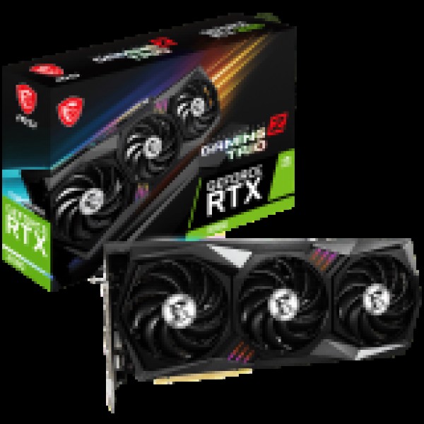 MSI Video Card Nvidia RTX 3080 GAMING Z TRIO 10G LHR (RTX 3080, 10Gb GDDR6X 320bit, 1xHDMI, 3xDP 1.4a, 3x8 pin, Mystic Light RGB, 370W) Low Hash Rate!