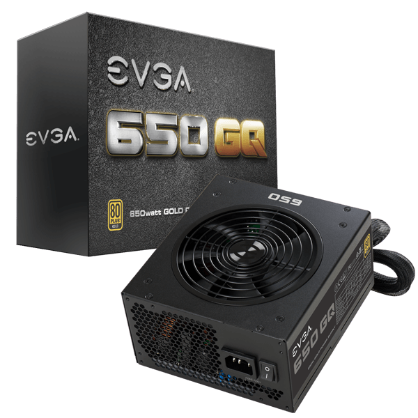 EVGA PSU 650 GQ 80+ GOLD 650W Semi Mod