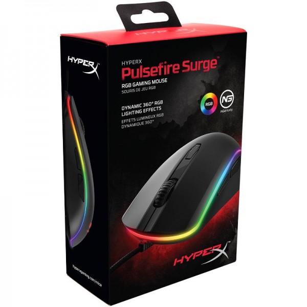 HP MOUSE HYPERX PULSEFIRE SURGE BLACK