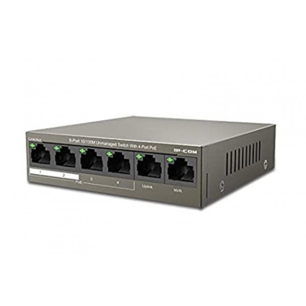 IP-COM 6-PORT POE SWITCH F1106P-4-63W