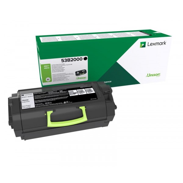 LEXMARK 53B2000 BLACK TONER