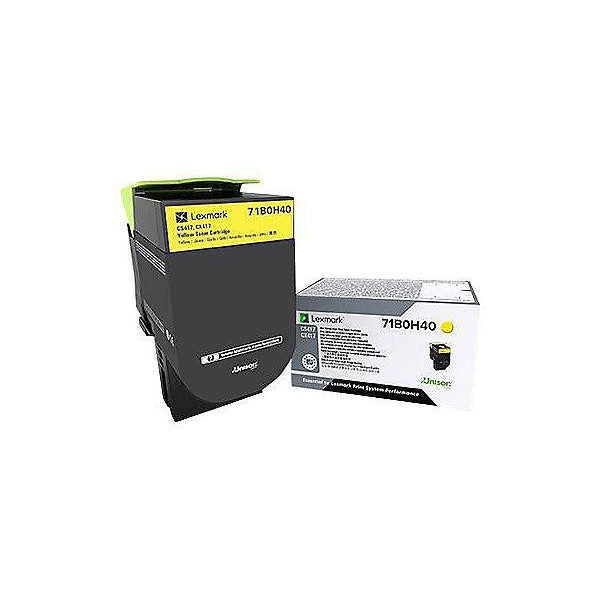 LEXMARK 71B0H40 YELLOW TONER CARTRIDGE