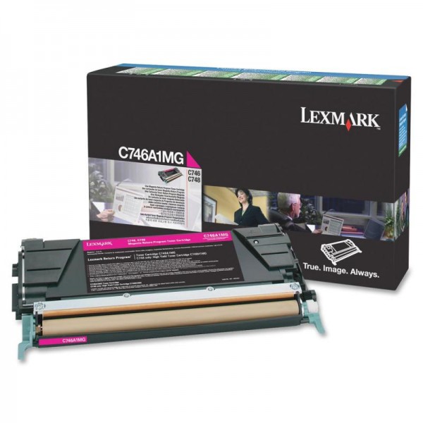 LEXMARK C746A1MG MAGENTA TONER