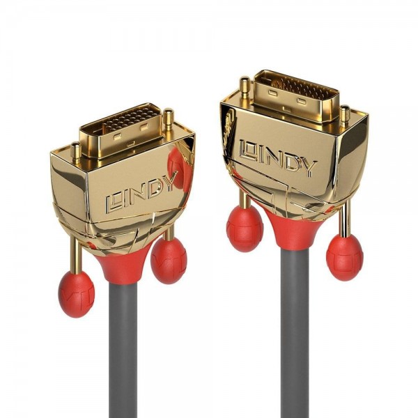 Lindy 2m DVI-D Dual Link Cable Gold Line