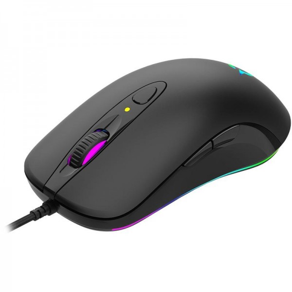 Mouse AQIRYS Orion, cu fir, negru