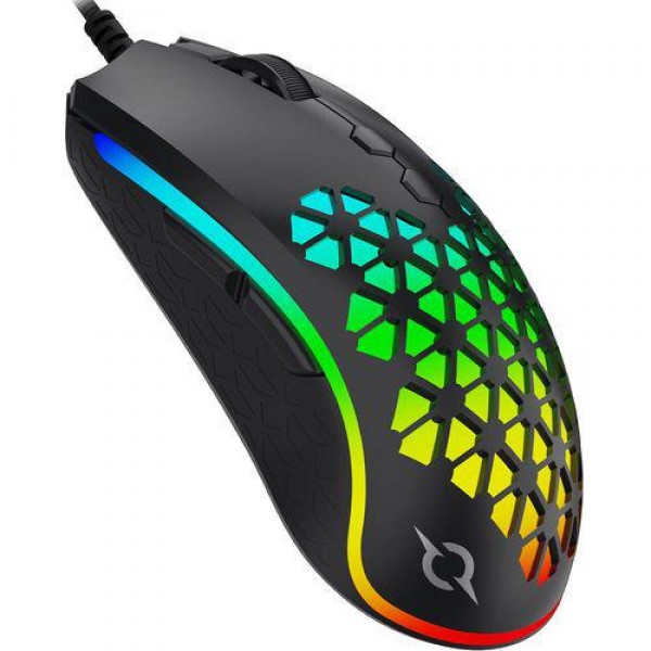 Mouse AQIRYS Polaris, cu fir, negru