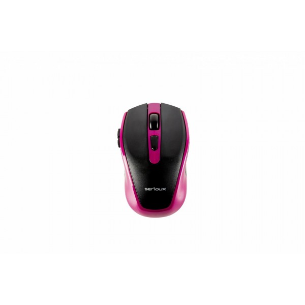 MOUSE SERIOUX PASTEL600 WR PURPLE USB