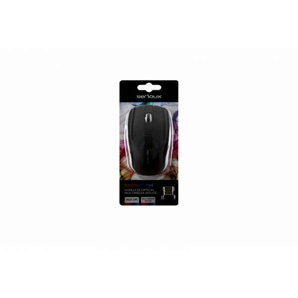 MOUSE SERIOUX RAINBOW400 WR BLUE USB