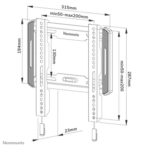 NM Screen TV Wall Mount Fix 24