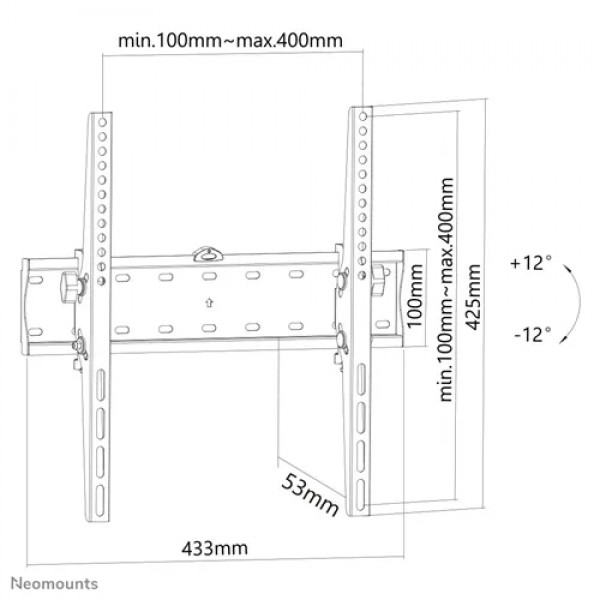 NM Screen TV Wall Mount Tilt 32