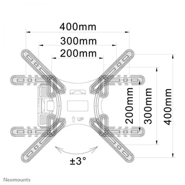 NM Select TV Wall Mount TiltTurn 10