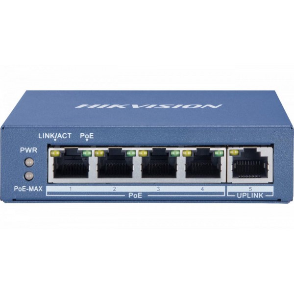 SWITCH 4 PORT 1UPLINK 35W UNMANAGED