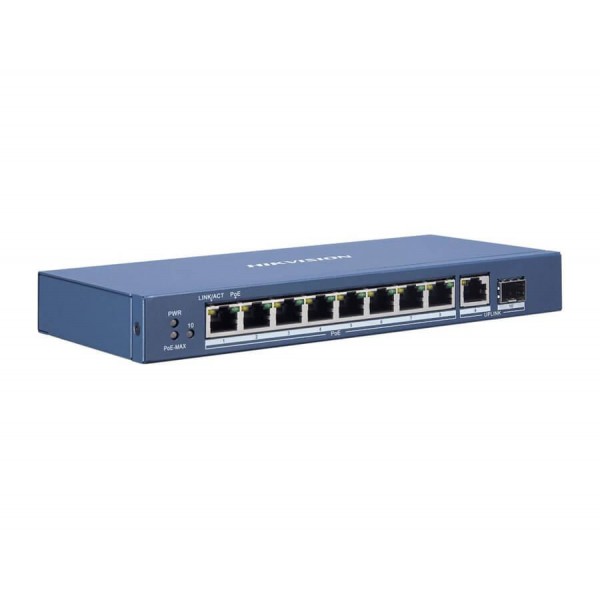 SWITCH 8PORT 2 UPLINK 58W UNMANAGED