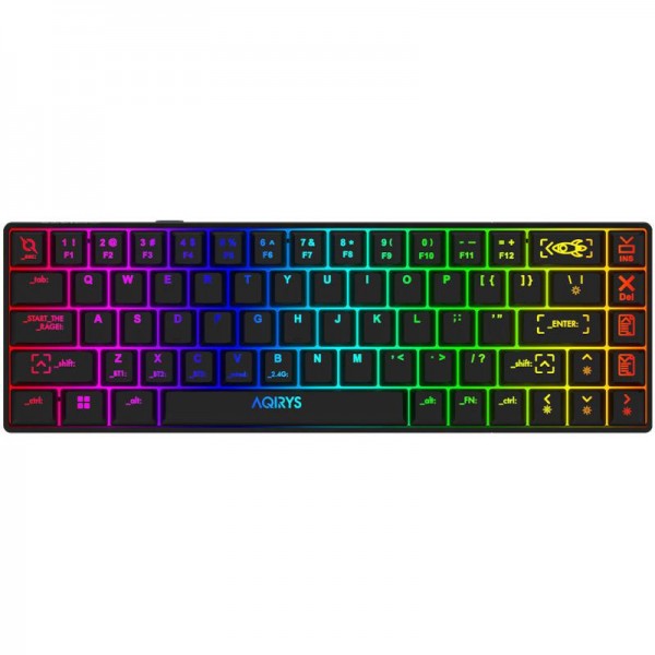 Tastatura AQIRYS Mira, wireless, neagra