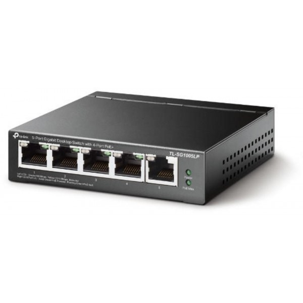 TL 5-PORT GB DESKTOP SWITCH+4PORTPOE V2