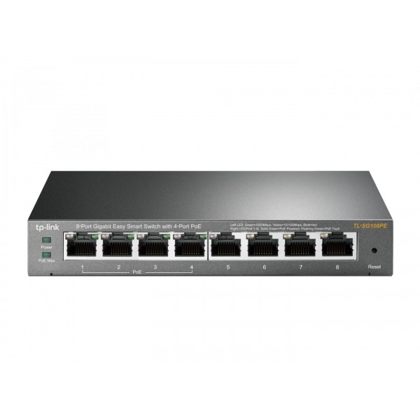 TPL SW 8-PORT GB EASY SMART + 4-PORT POE