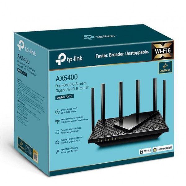 TPL WI-FI 6 ROUTER GIGABIT AX5400