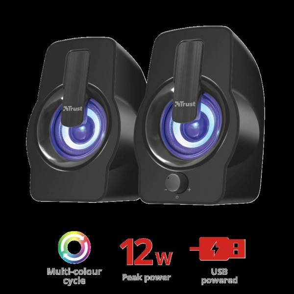 Trust Gemi RGB 2.0 Speaker Set - black