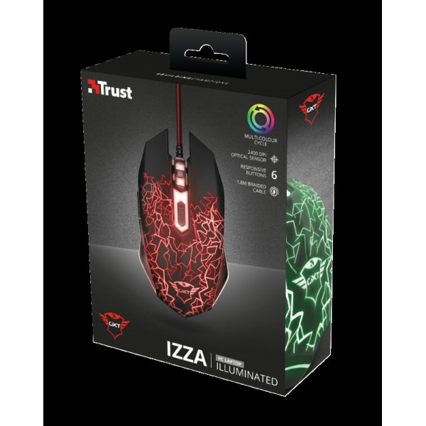 Trust GXT 105 Izza Illuminated Gam Mouse