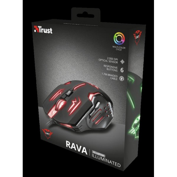 Trust GXT 108 Rava Illuminated Gam Mouse