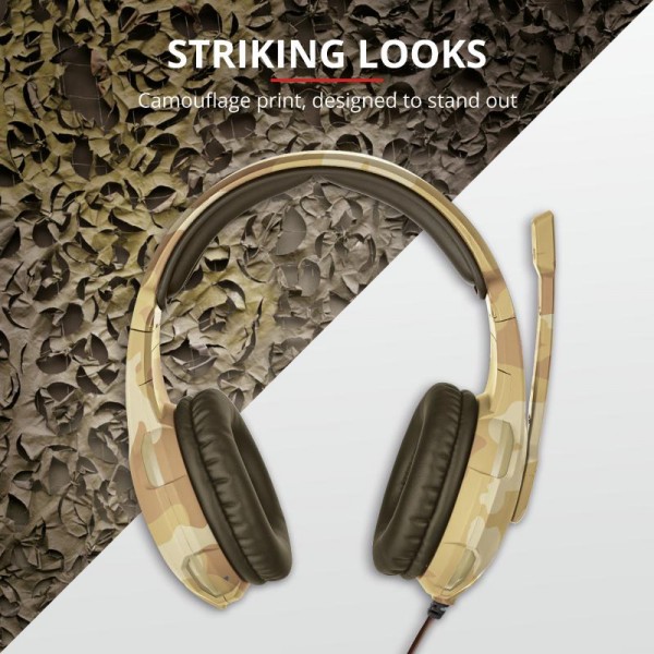 Trust GXT 310D Radius Gam Headset - Camo