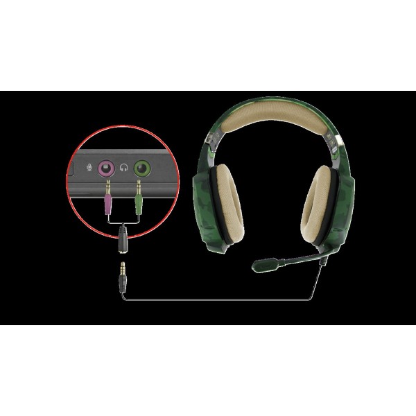 Trust GXT 322C Carus Gaming Headset jung