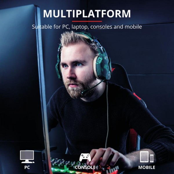 Trust GXT 322C Carus Gaming Headset jung