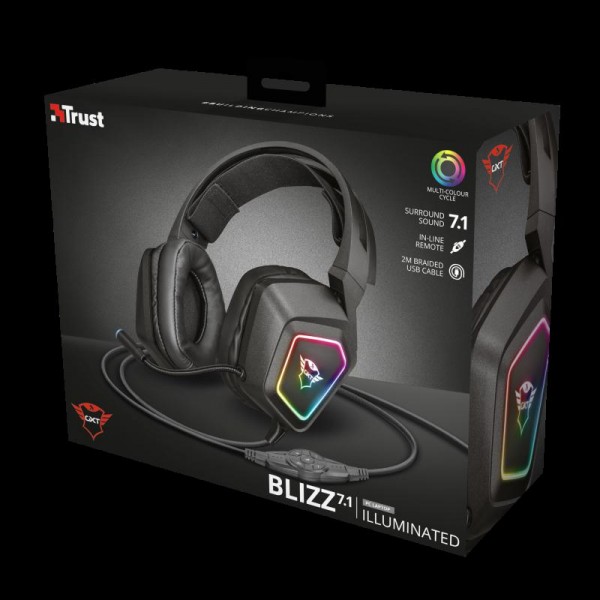 Trust GXT 450 Blizz RGB 7.1 Headset